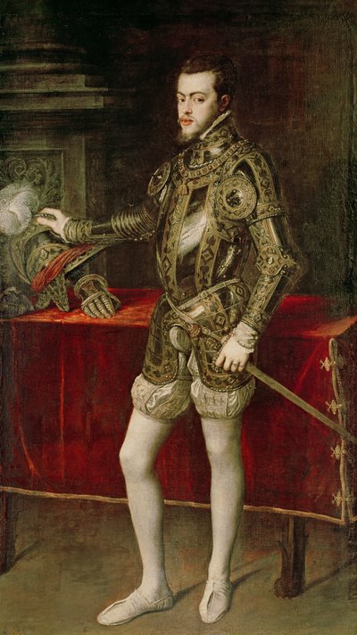 König Philipp II. (1527-98), 1550 von Tiziano Vecelli